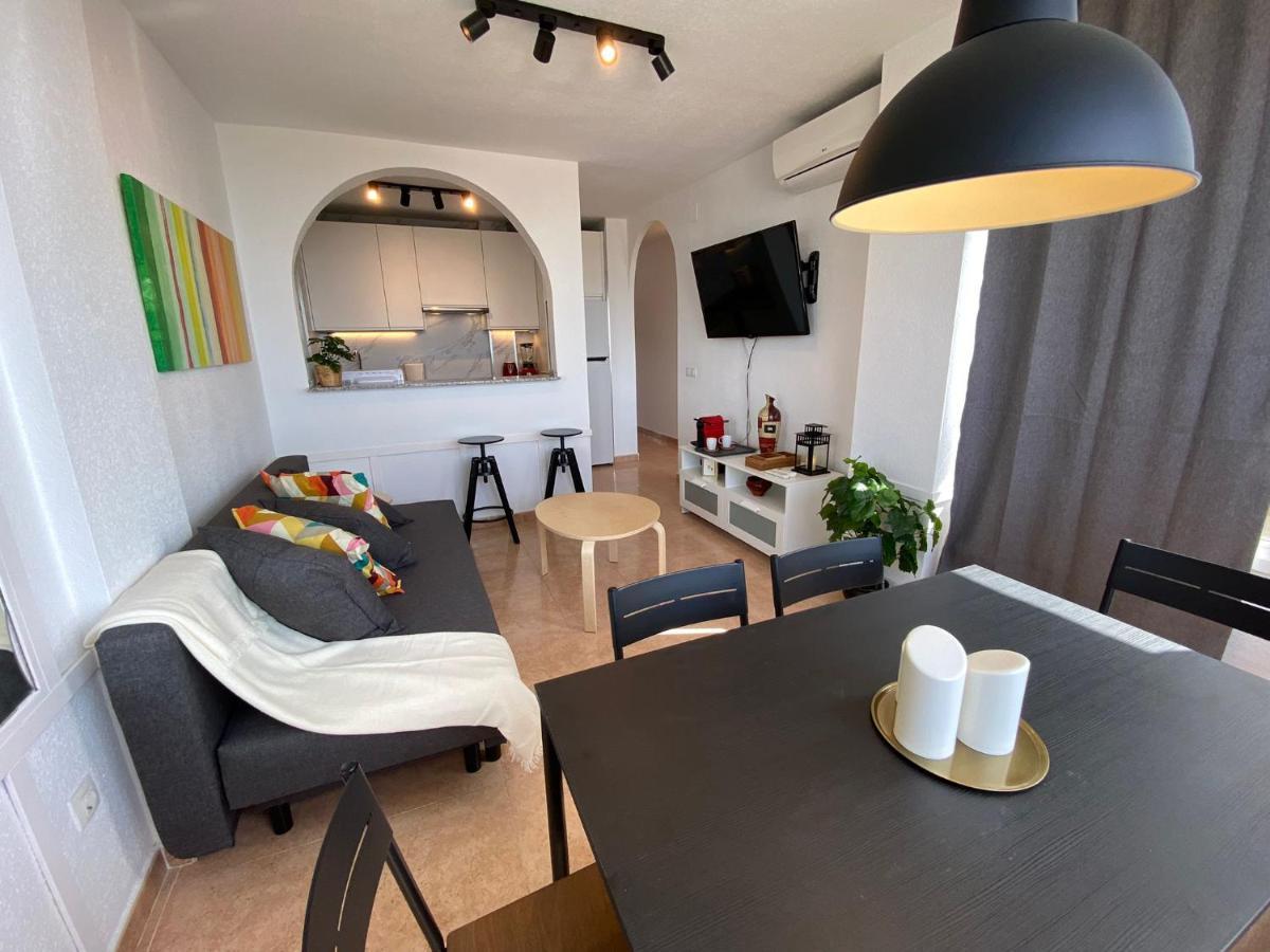Apartamento Diorama D Con Impresionante Vista, Piscina Y Parking 贝纳尔马德纳 外观 照片
