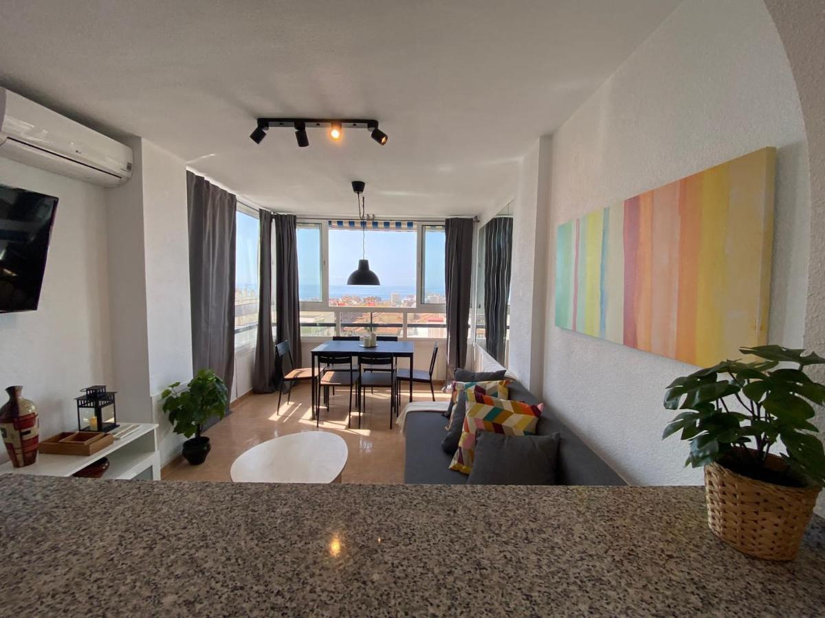 Apartamento Diorama D Con Impresionante Vista, Piscina Y Parking 贝纳尔马德纳 外观 照片